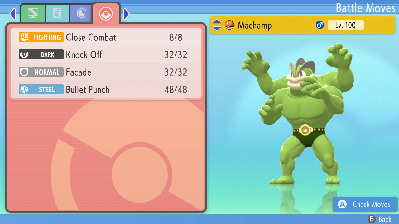 Shiny Machamp 6IVs Pokemon BDSP