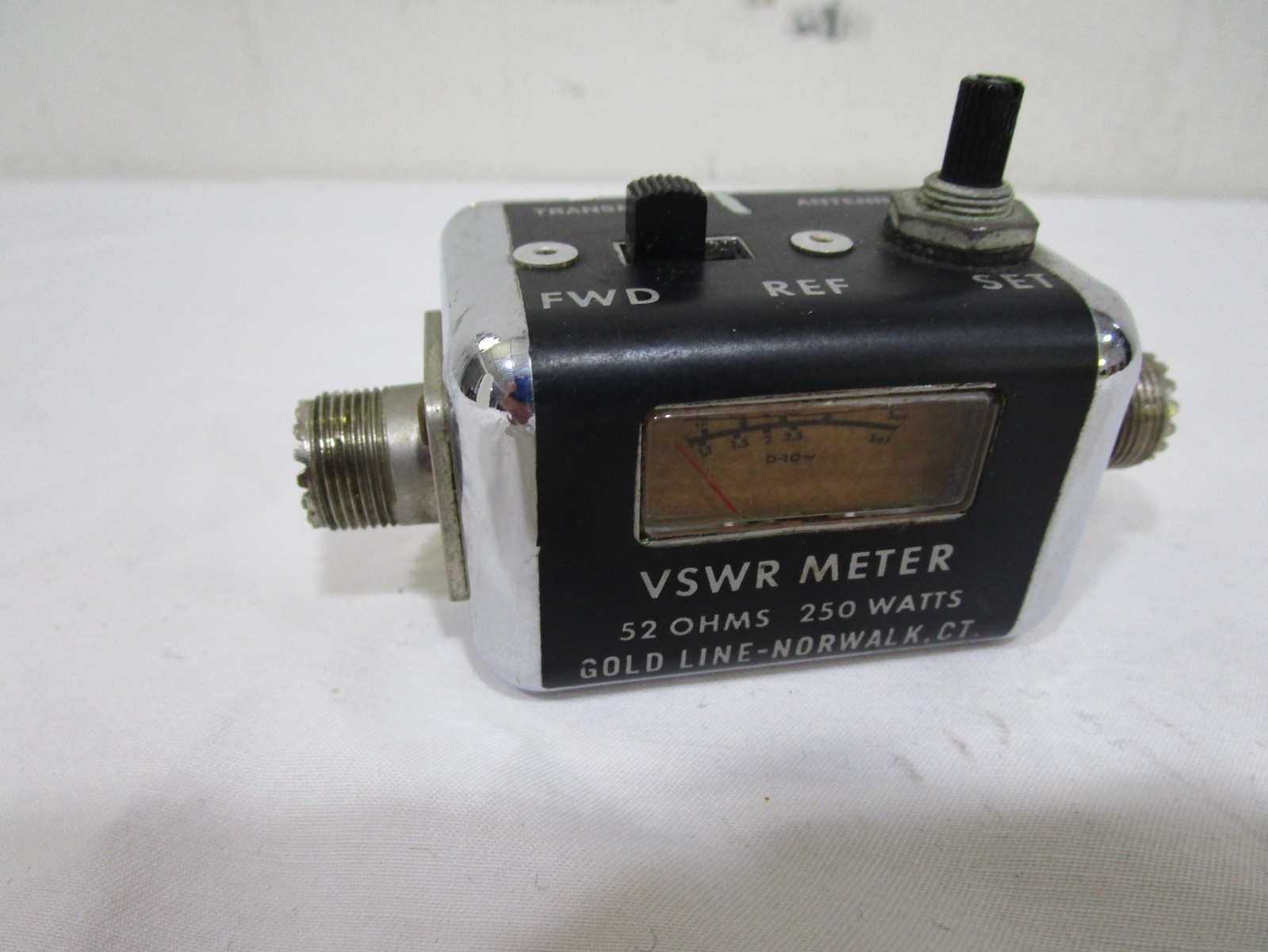 Vintage Goldline VSWR Meter 52 ohms  250 watts  --- Cool!