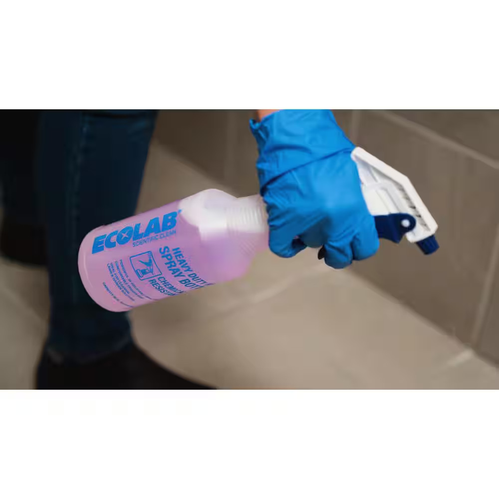 ECOLAB Heavy Duty Pro Spray Bottle, 32 oz, 3 Pack