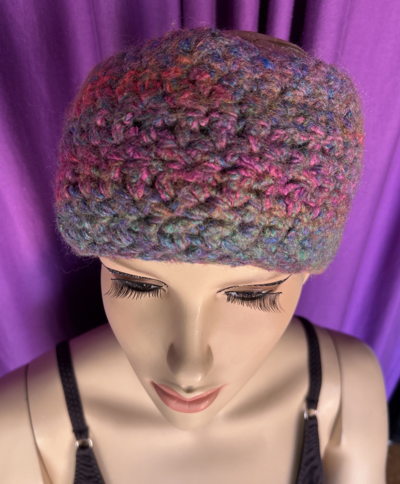 Handknit Multi Wide Cold Weather Headband