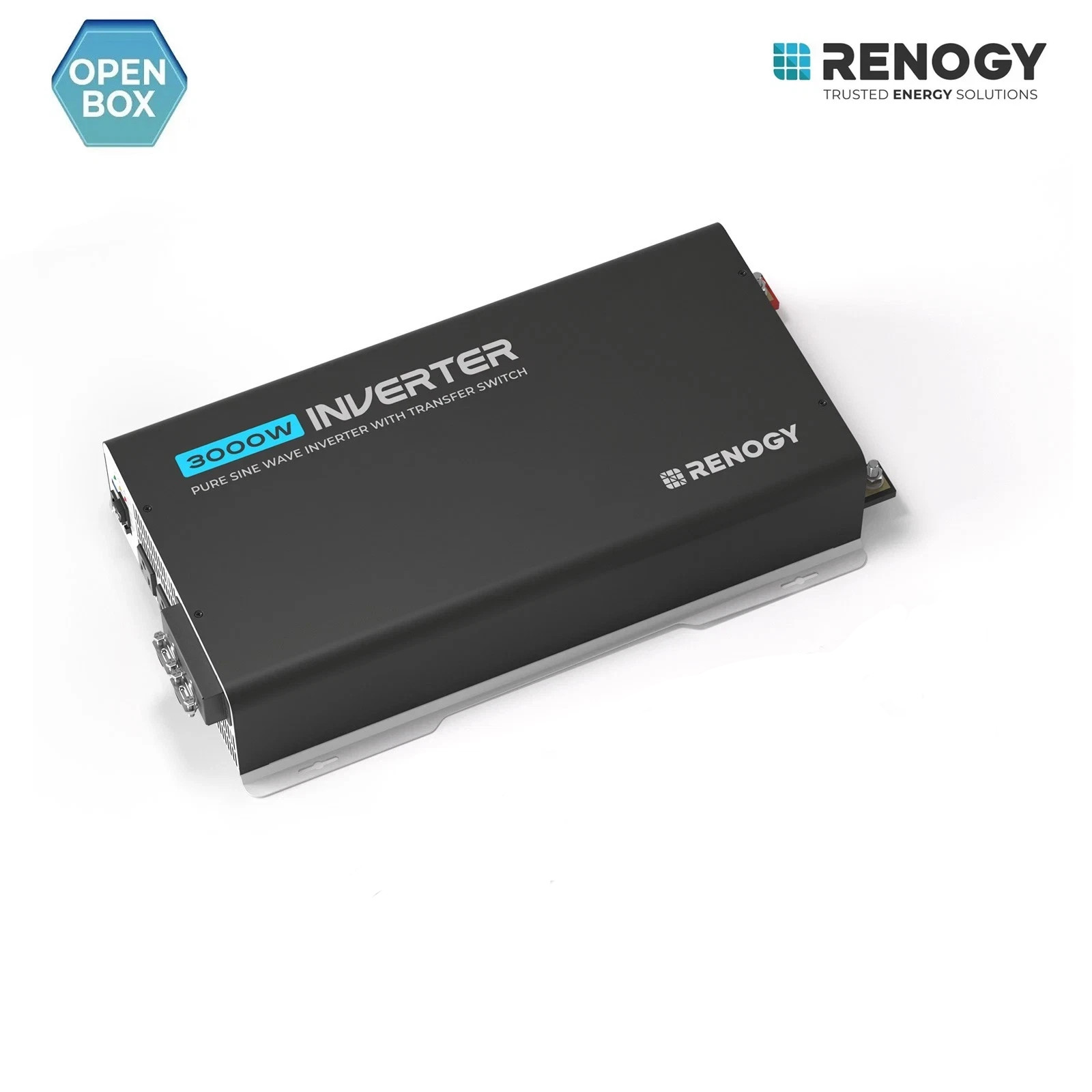 Open Box Renogy 12V 3000W Pure Sine Wave Power Inverter W/UPS Transfer Switch