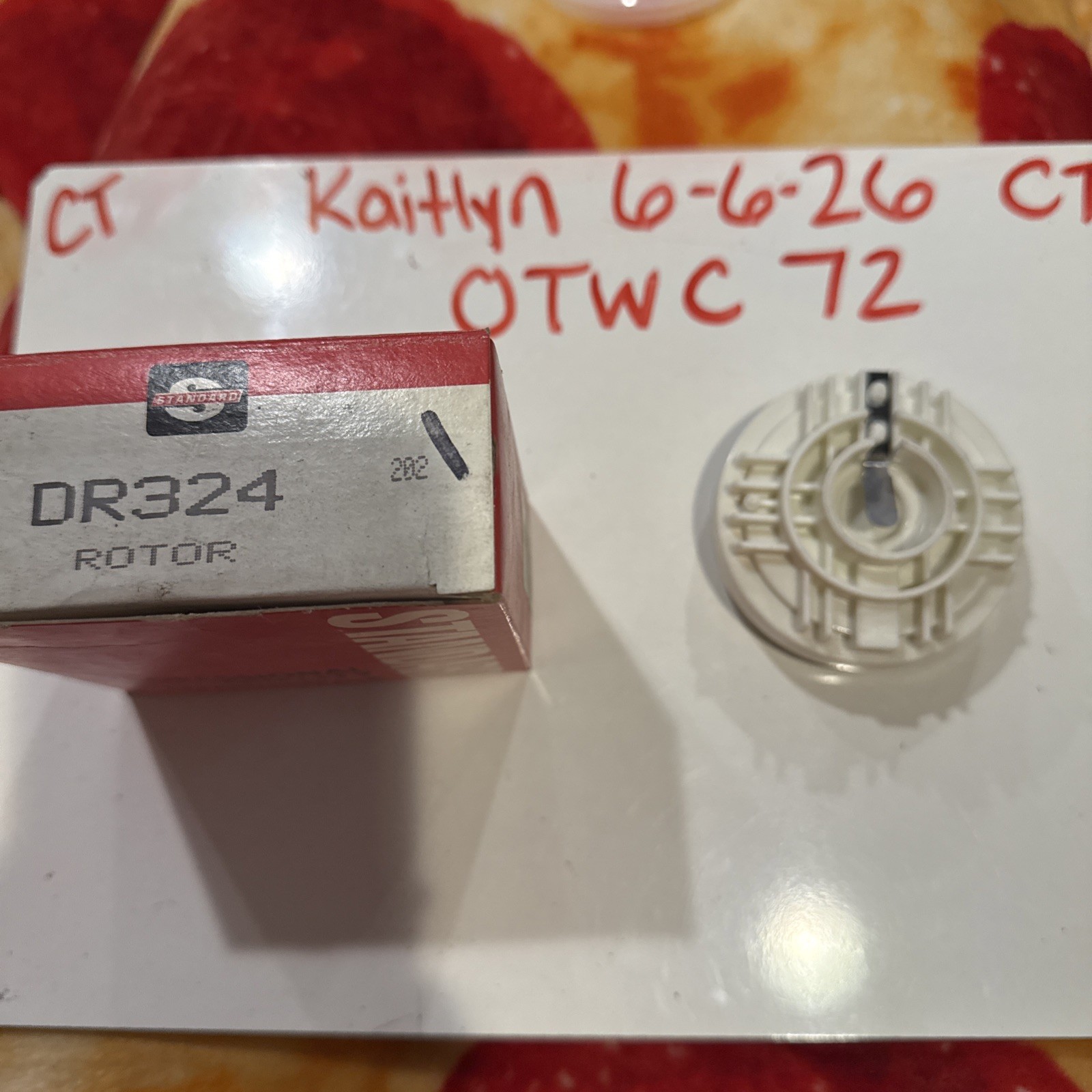 Dr 324 Distributor Rotor Standard Dr 324