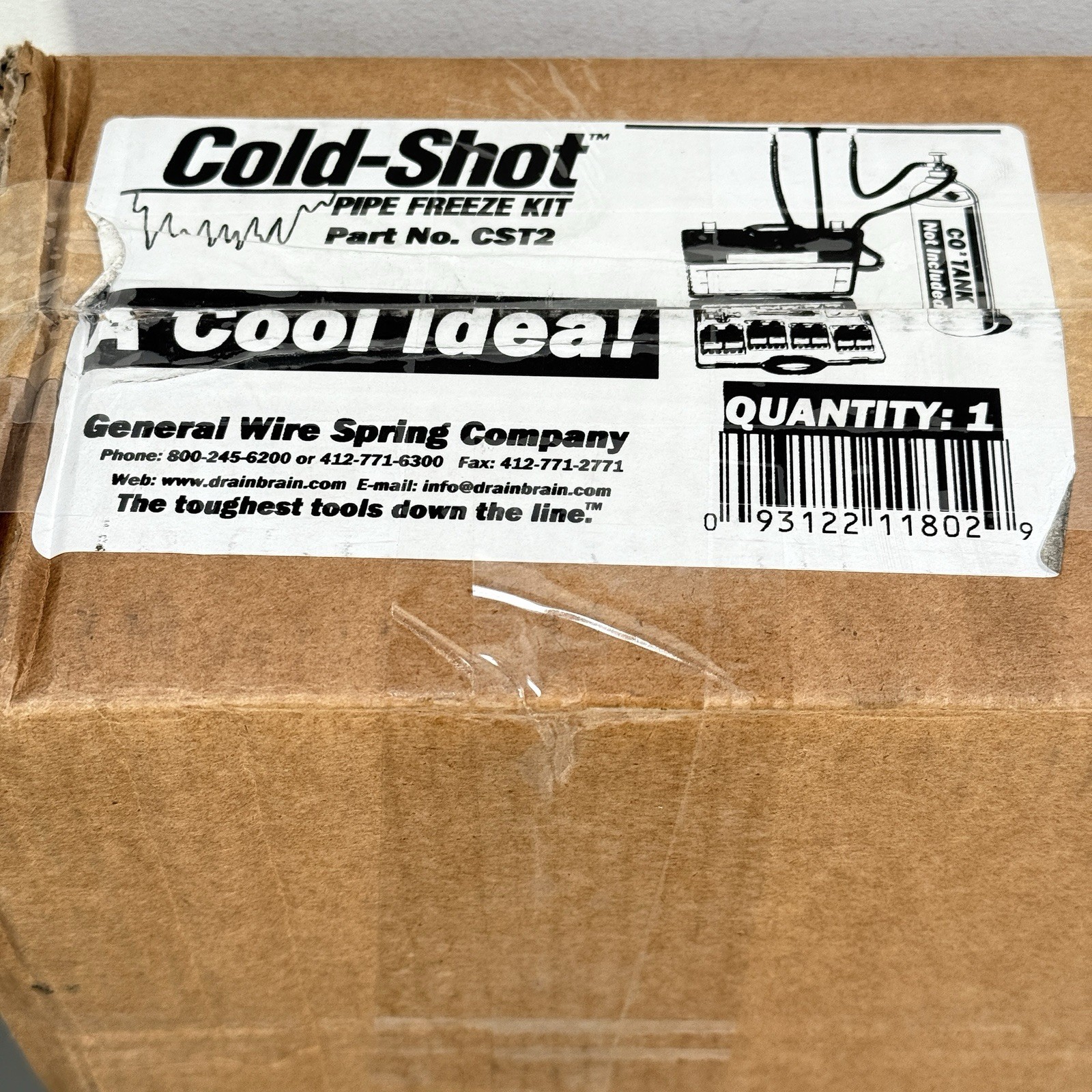 General Wire CST2 Cold-Shot Pipe Freeze Kit Without Hoses