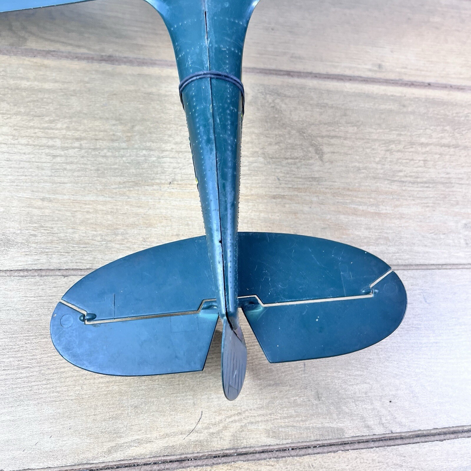 Vintage Cox Thimble Drome Spitfire #7800 RAF Gas Engine Model Tether Airplane
