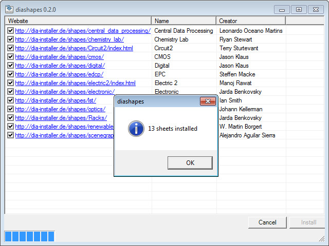 Dia Diagram Editor Software | Shapes Included | Windows, MacOS, Linux | DVD