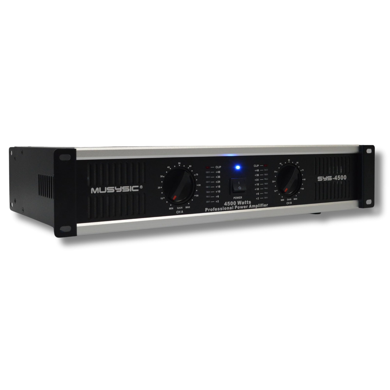 Professional Power Amplifier 2 Channel 4500W - Home Audio Component Amplifiers f