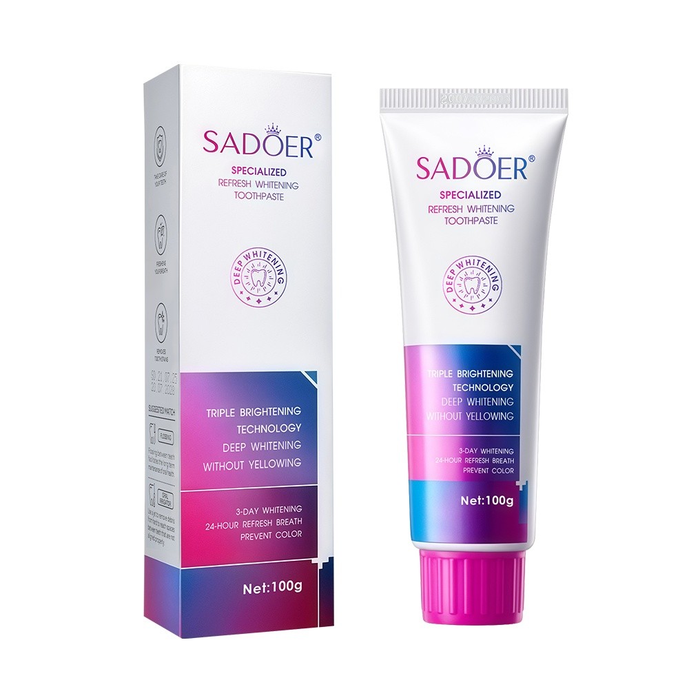 1/2/3pcs Whitening Toothpaste, Tooth Refresh Minty Toothpaste,Teeth Whitening