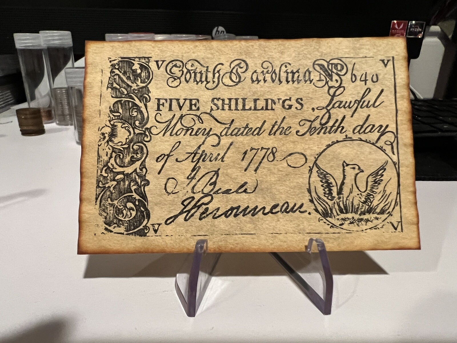 COLONIAL AND REVOLUTIONARY CURRENCY REPLICAS BOTH SETS A AND B