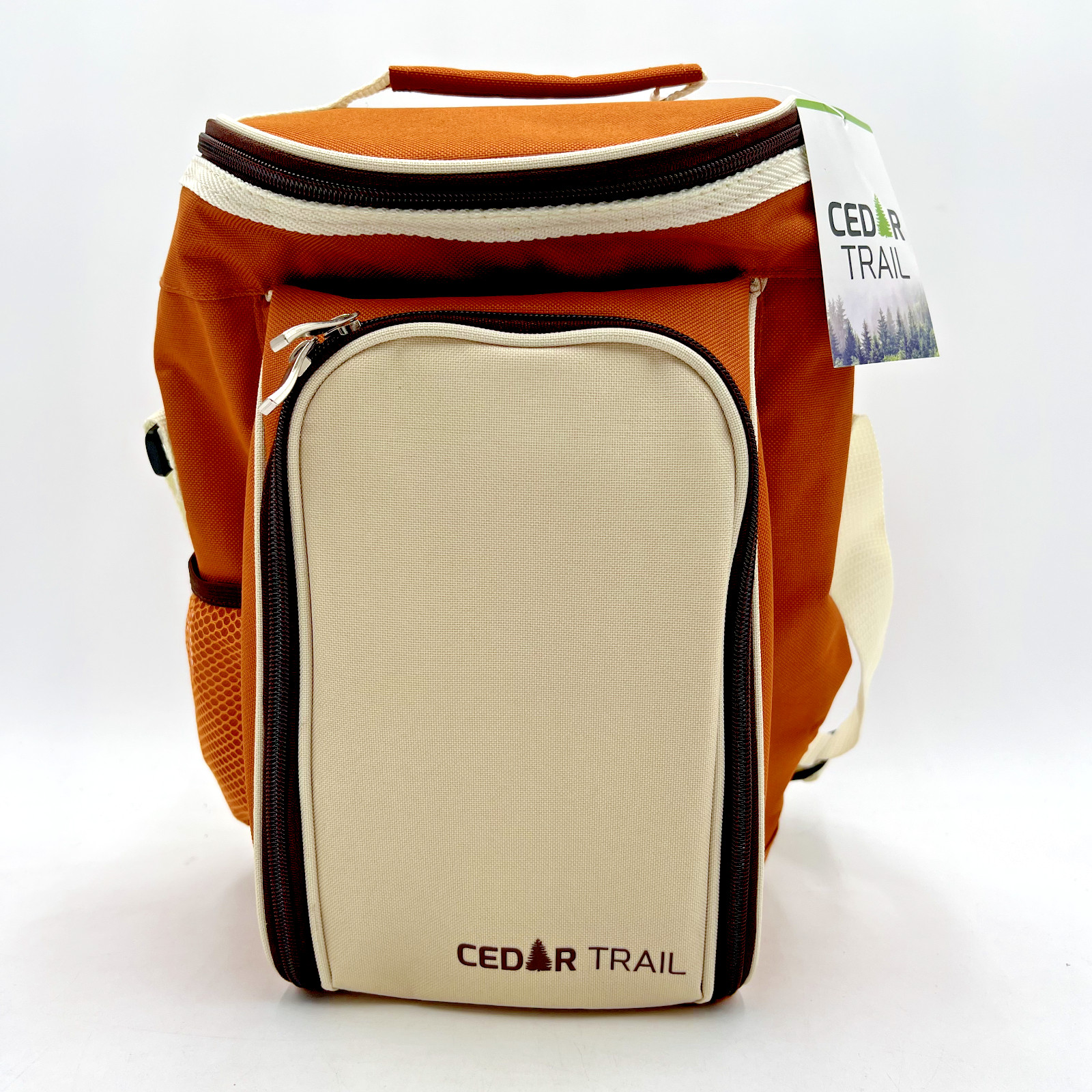 Cedar Trail Picnic Backpack for Two Romantic Wine/Cheese  Brand New