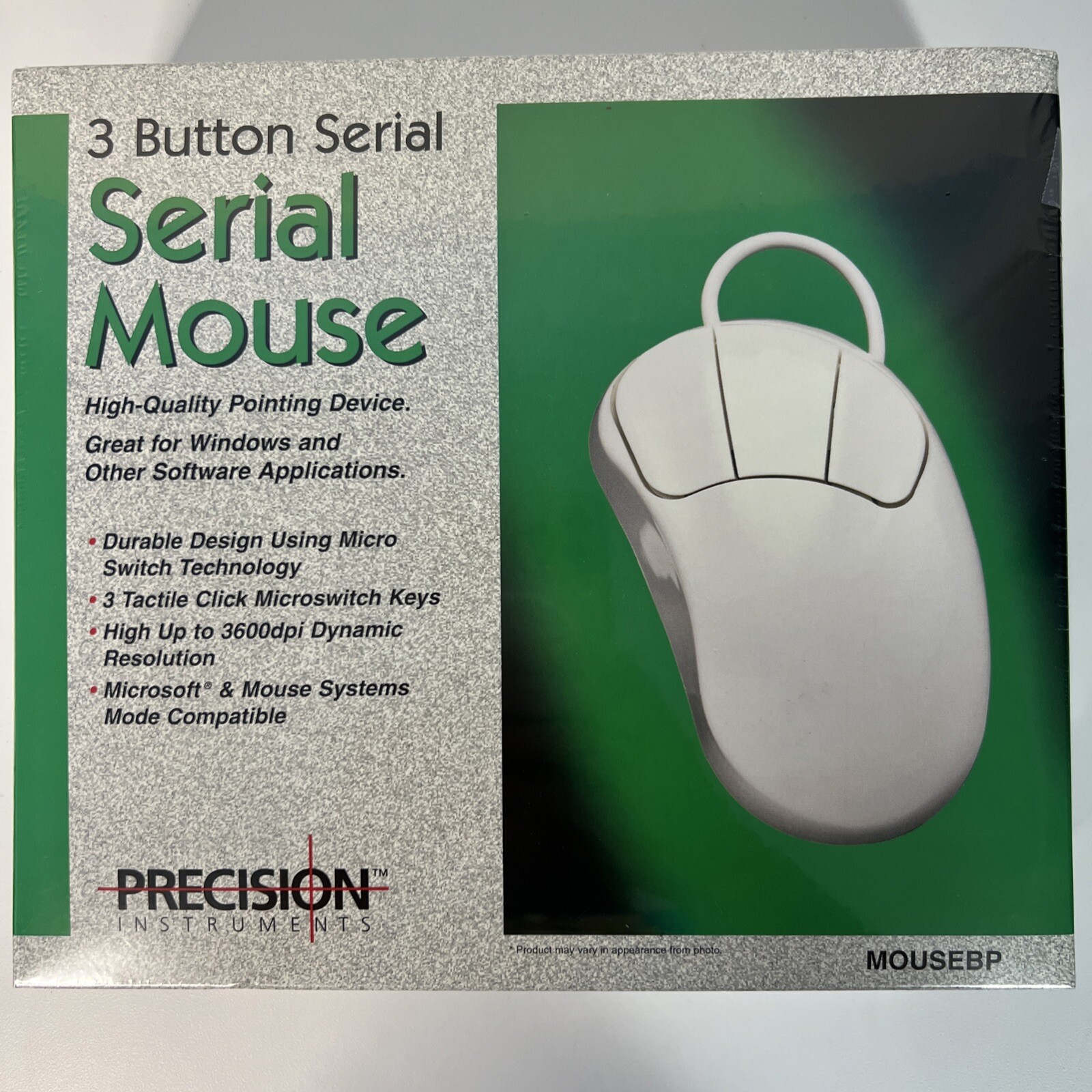 Precision Instruments 3 Button Serial Mouse - VTG NOS