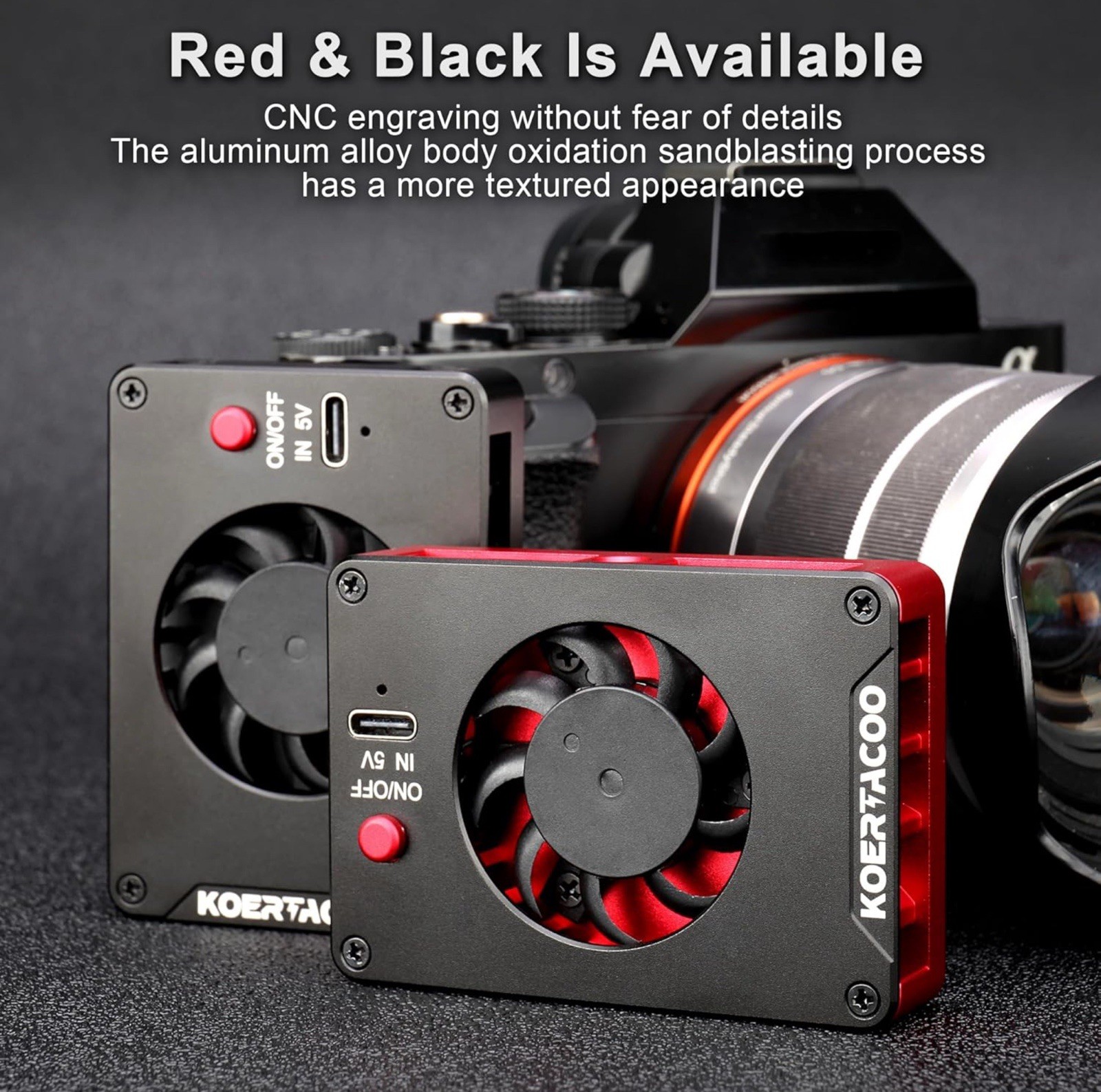 Koertacoo Camera External Cooling System/Cooling Fan for Live Broadcast 0016