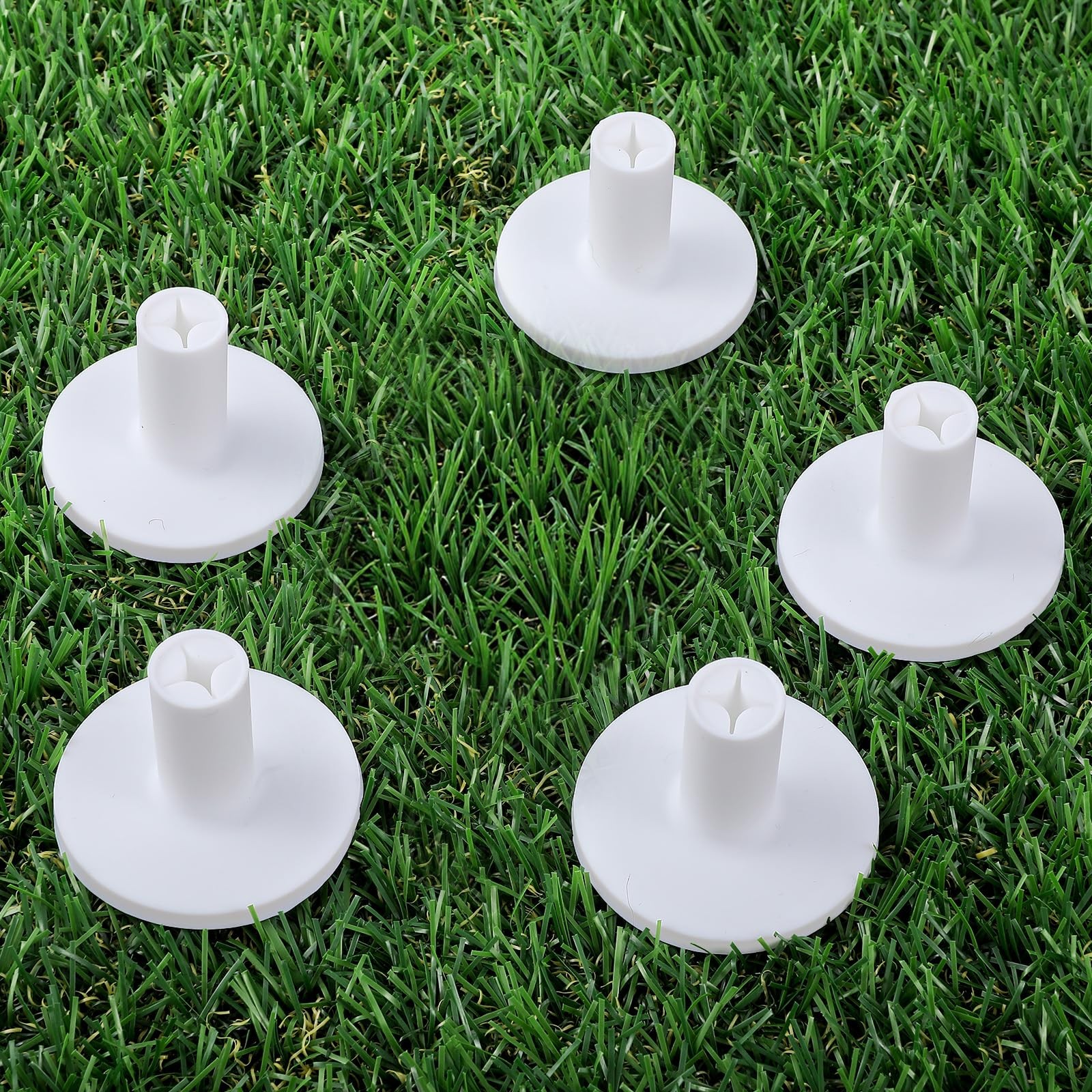 Rubber Tees for Golf Mats, 5 Pack Golf Mat Simulator Tees for Driving Range &...