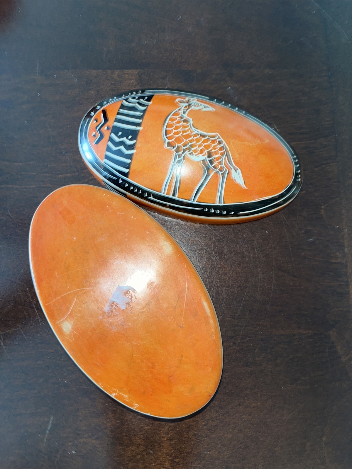 Soapstone Trinket Small Box - Giraffe