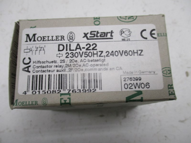 KLOCKNER MOELLER DILA-22 CONTACTOR RELAY 230/240V NSMP