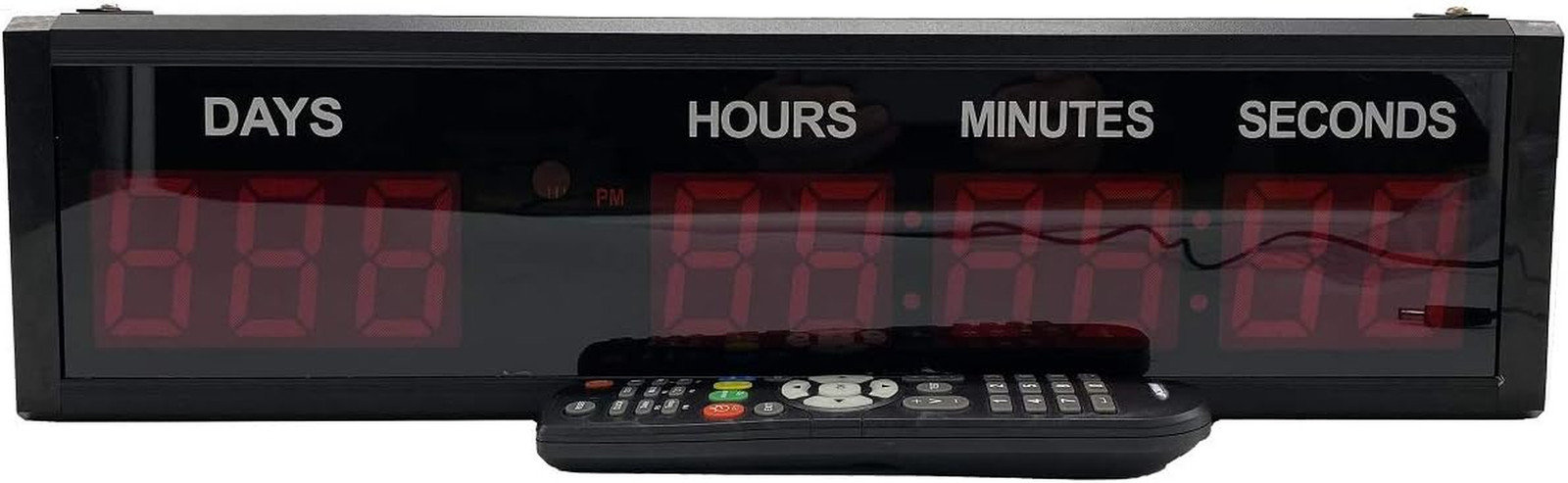 Red 1.8 9Digits Large LED Countdown Count Up Days Clock with Remote Christm
