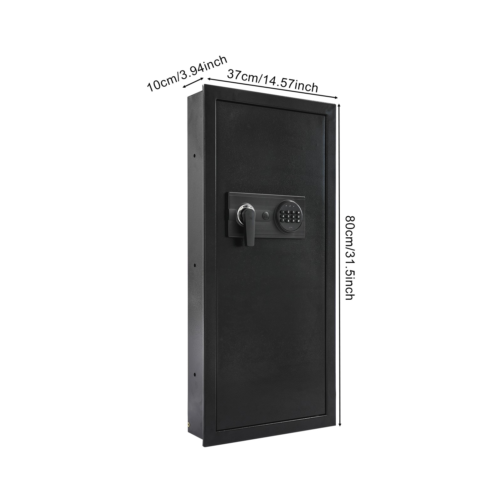 Modern Rectangular Wall-mounted Safe Hidden Embedded Wall Password Safe Case
