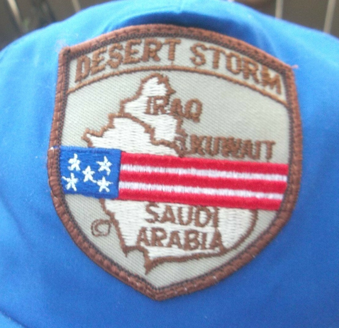 Desert Storm Hat Iraq Kuwait Saudi Arabia Adjustable Cap