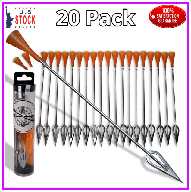 FSFF .625 Blowgun Darts Whisper Razor Dart widest sharpest broadhead darts, 20PK