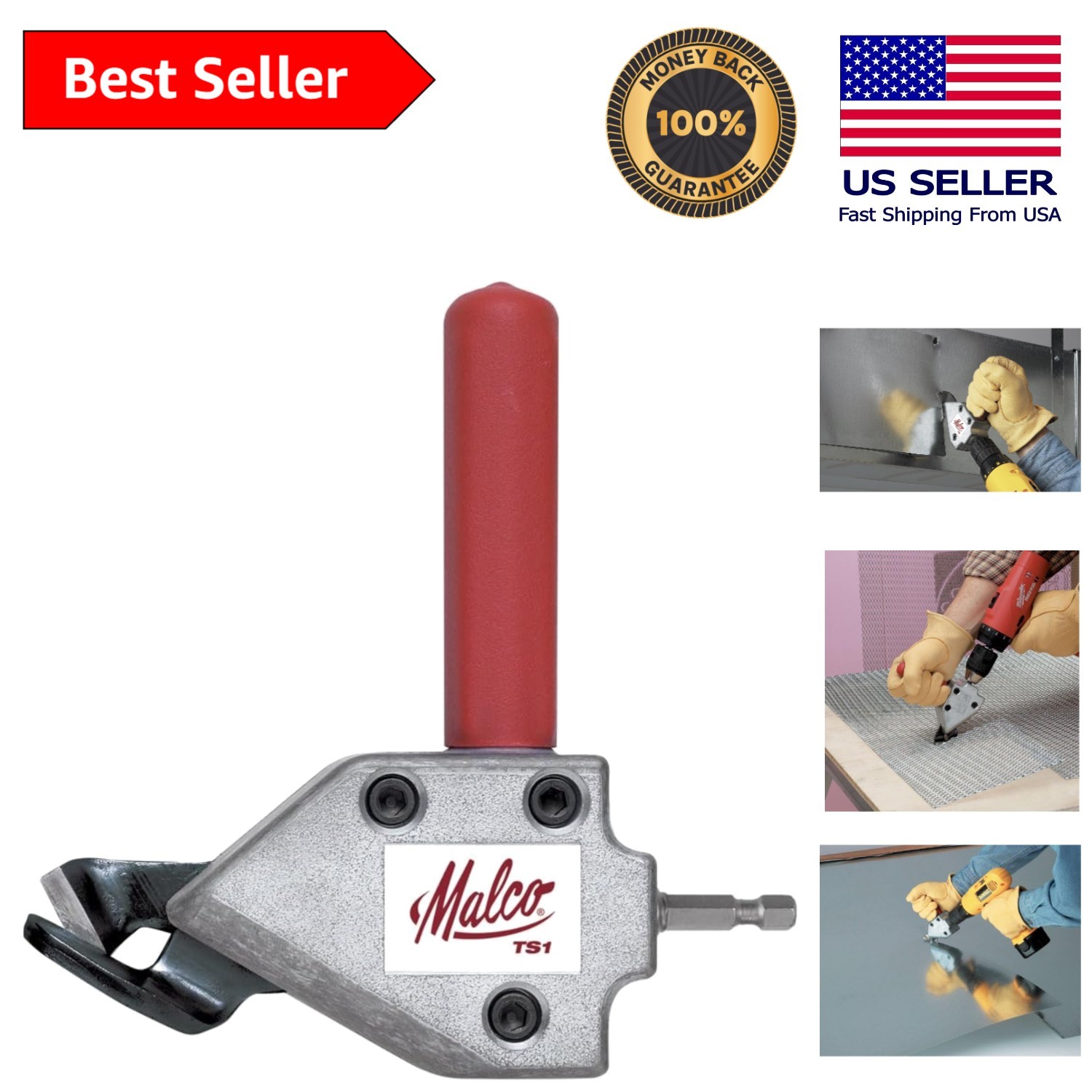 Effortless 20 Gauge Sheet Metal Cutting with Turbo Shear Drill Attachment