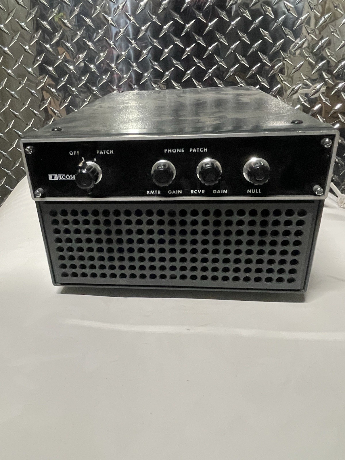 ICOM PHONE PATCH EXTERNAL SPEAKER IC-SP2 SERIAL NUMBER 02711 FOR TRANSCEIVERS