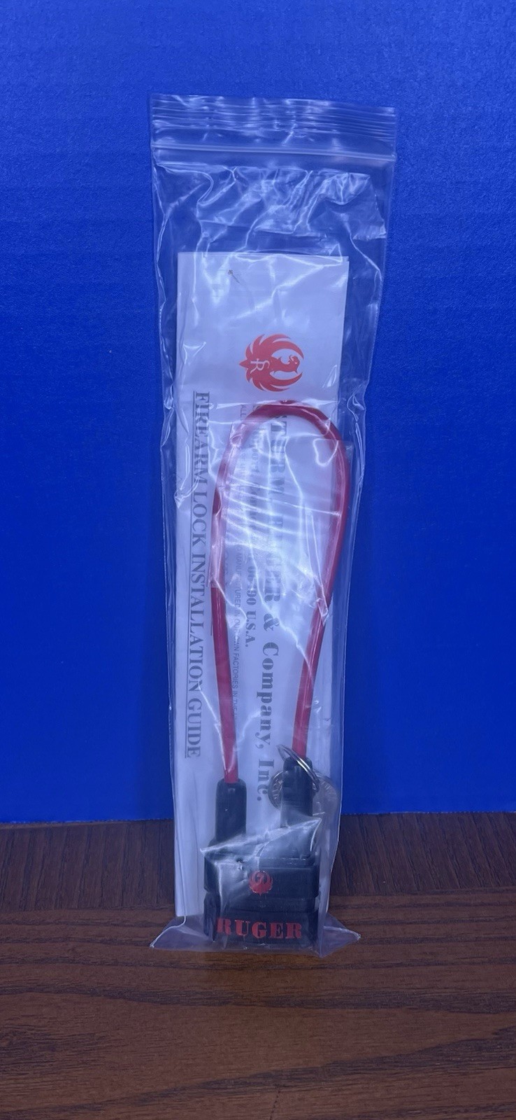 Ruger Firearm Shot Gun Rifle Pistol Cable Lock "Shotlock" New In Package W3