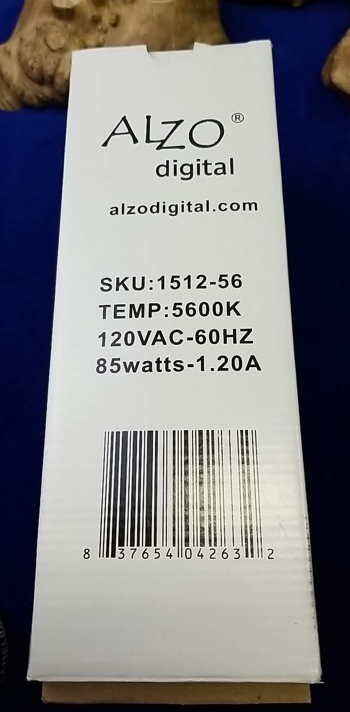New 3 Bulbs ALZO 85W Grow Lights Bulb 5600K, 4250 Lumens, 120V