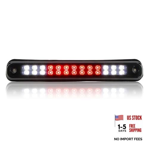 LED Third 3rd Brake Light assembly fit for Chevy GMC Black Housing Smoke Lens