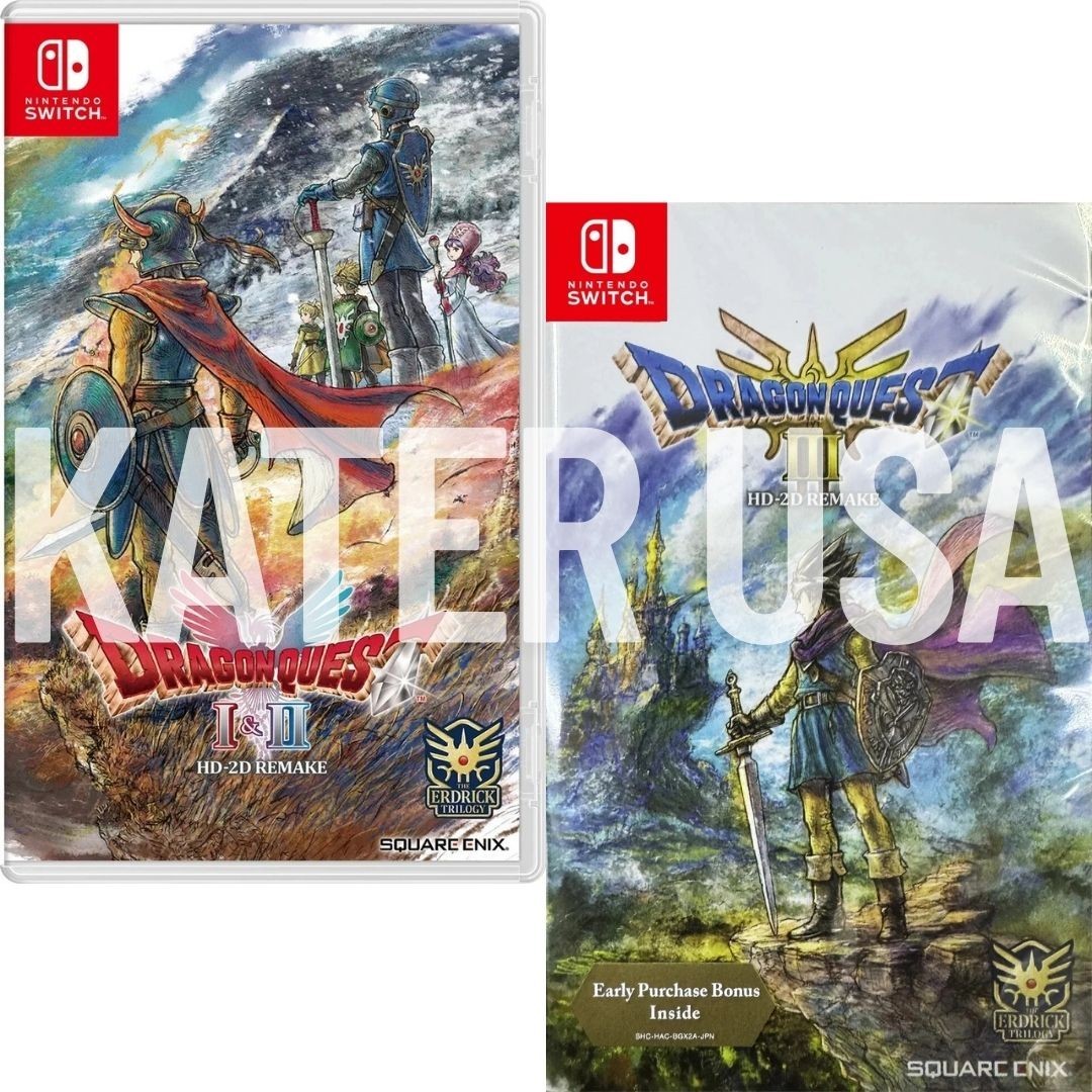Dragon Quest I & II HD-2D Remake (Multi-Language) + III Switch New Bundle Specia