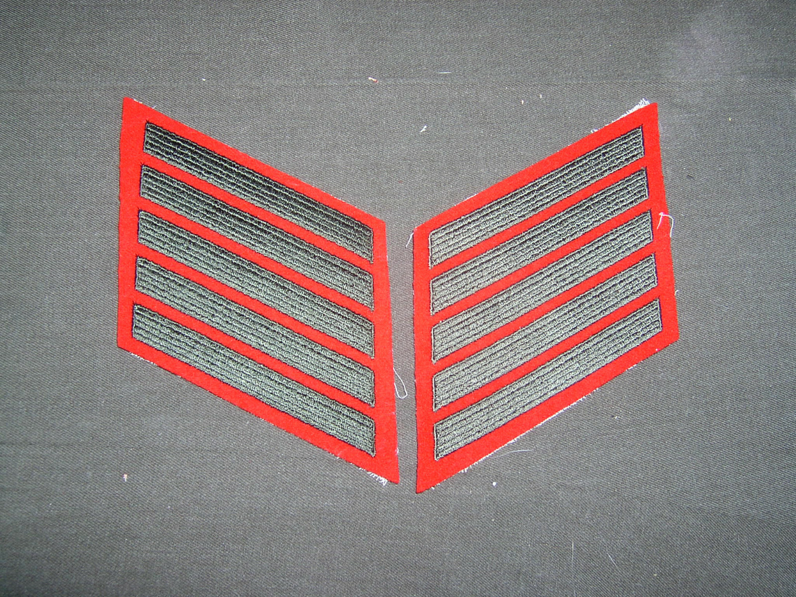 USMC service stripes - hash marks 20 yrs cut edge winter service