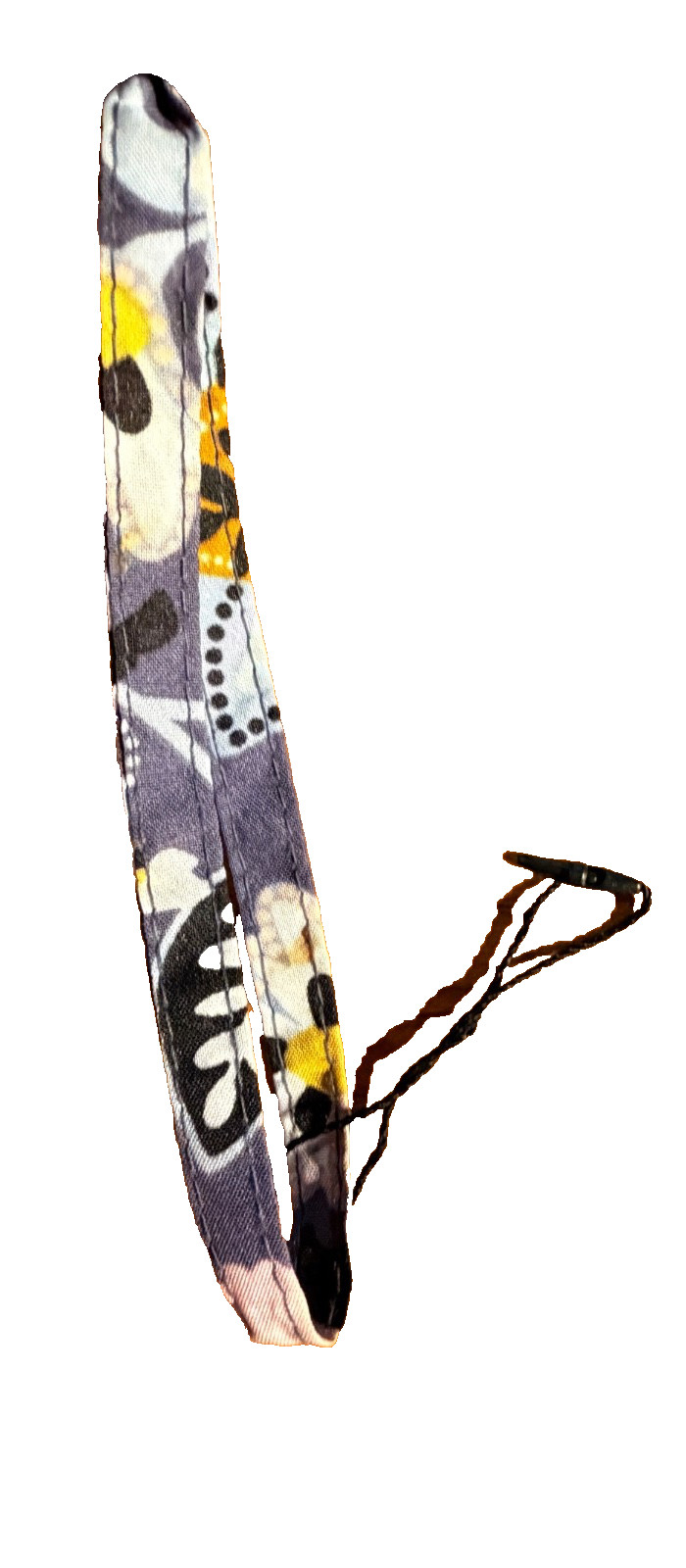 Vera Bradley compact folding umbrella featuring a colorful floral pattern gray