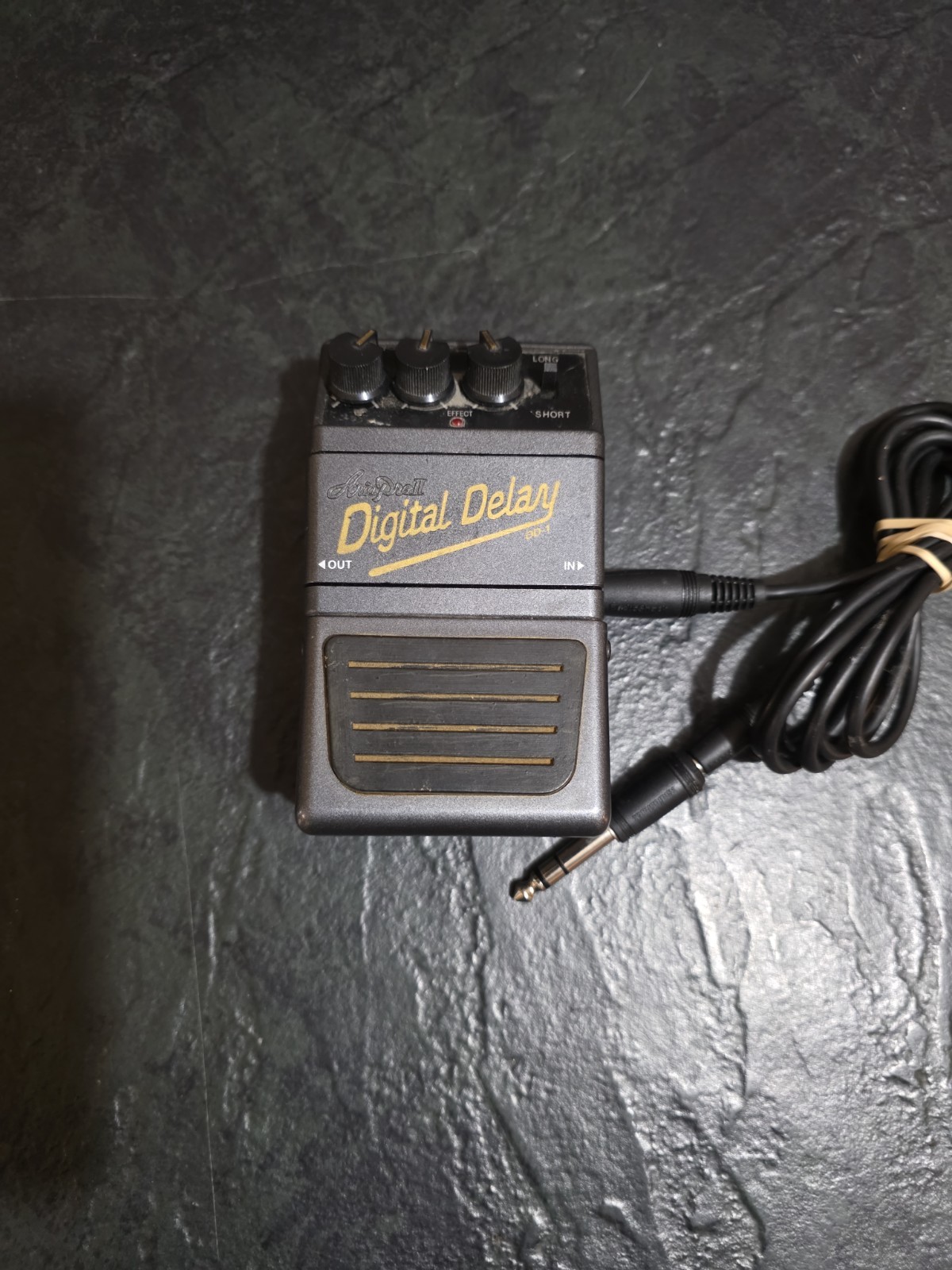 Aria Pro ll Digital Delay Pedal Serial No. 20007638 With Cord