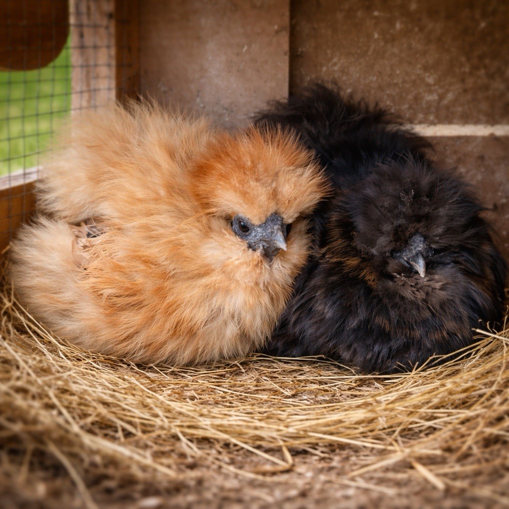 6+ Silkie Hatching Eggs - Fertile- NPIP