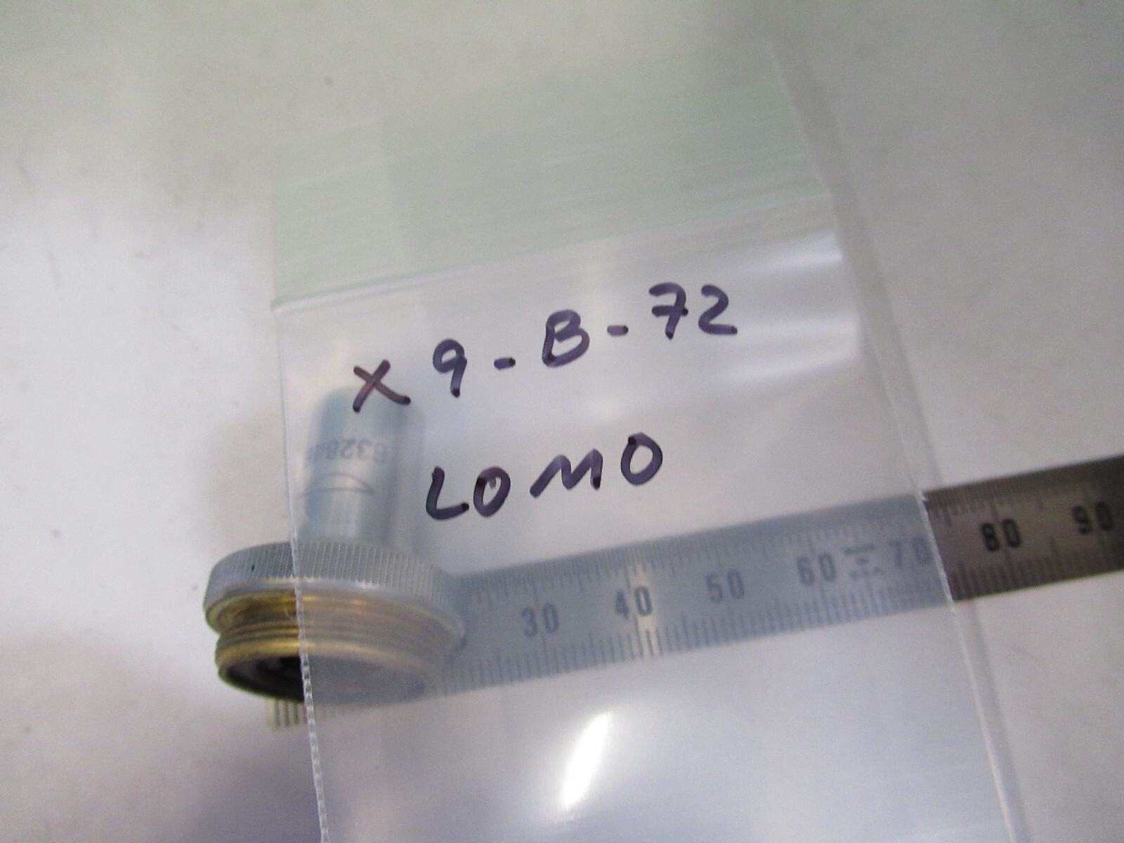 LOMO 8X OBJECTIVE LENS MICROSCOPE PART AS PICTURED X9-B-72