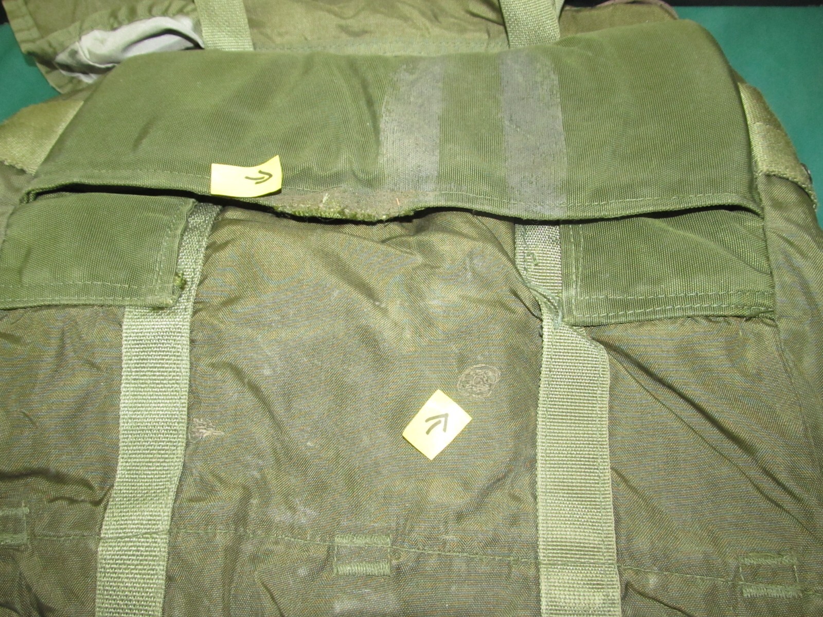 Military Issue Medium Alice Pack with Frame Strap Kidney Pad Wet Weather Bag VG