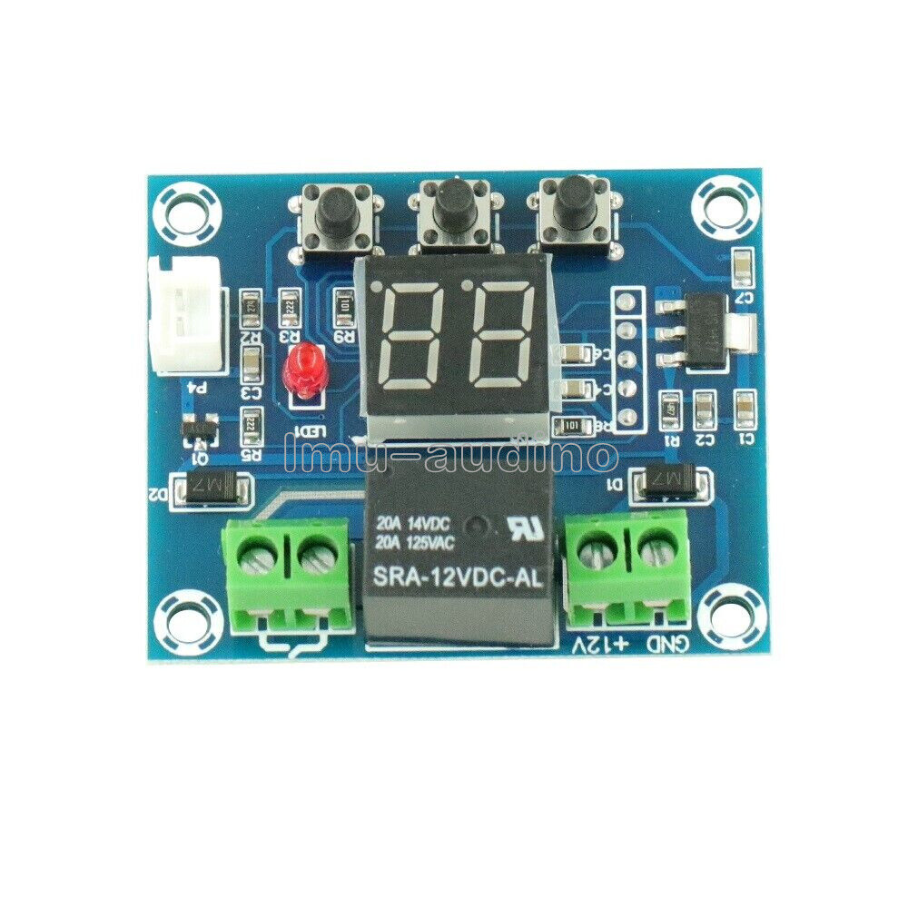 Digital DC12V LED Soil Moisture Sensor Humidity Watering Relay Controller Module