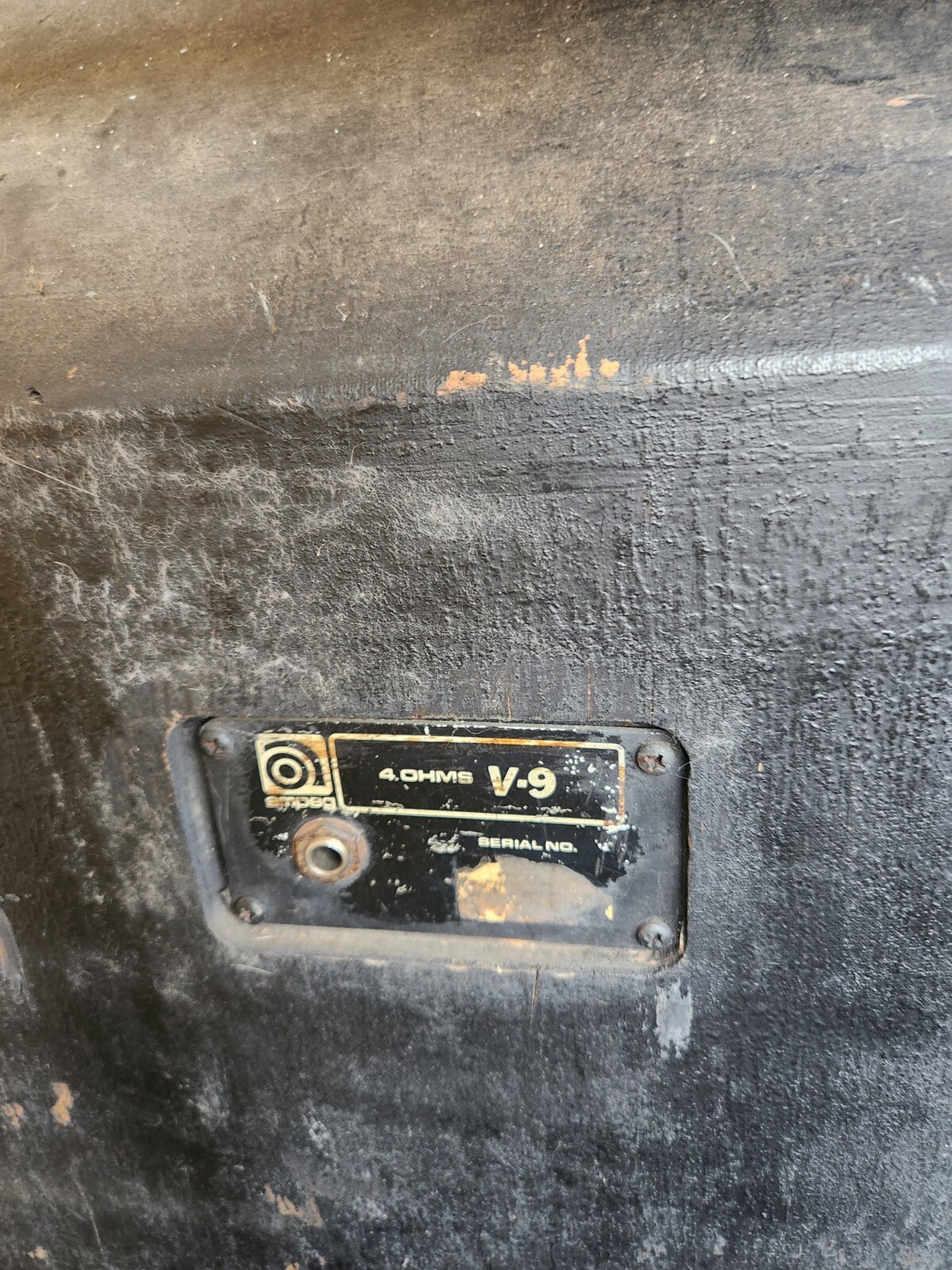 Rare Ampeg V9 Bass Cabinet