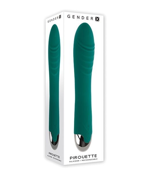 PIROUETTE TWIRLING SILICONE RECHARGEABLE VIBRATOR
