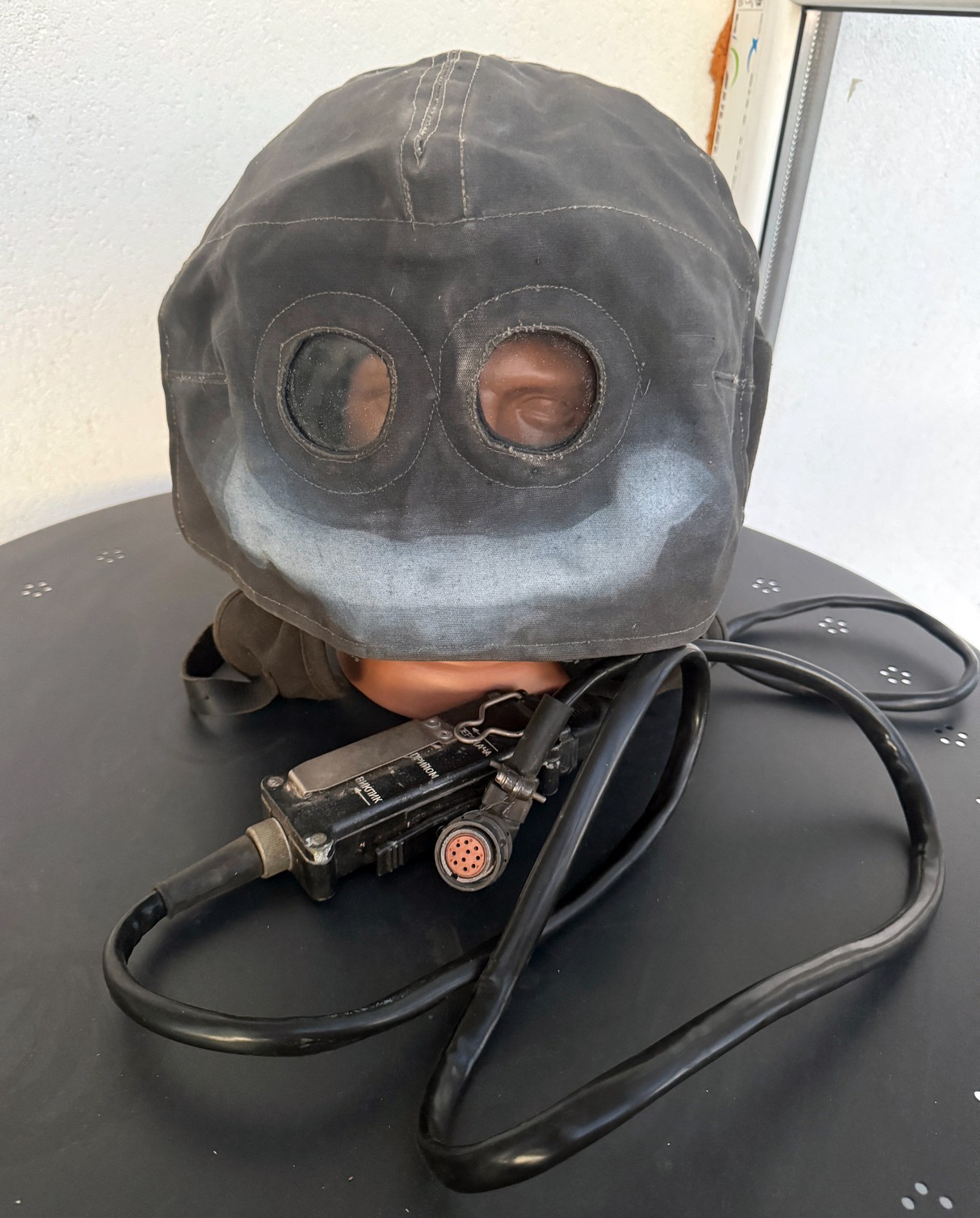 Original Russian Army Soldier Military Tank Tankman Headset Hat Helmet Uniform