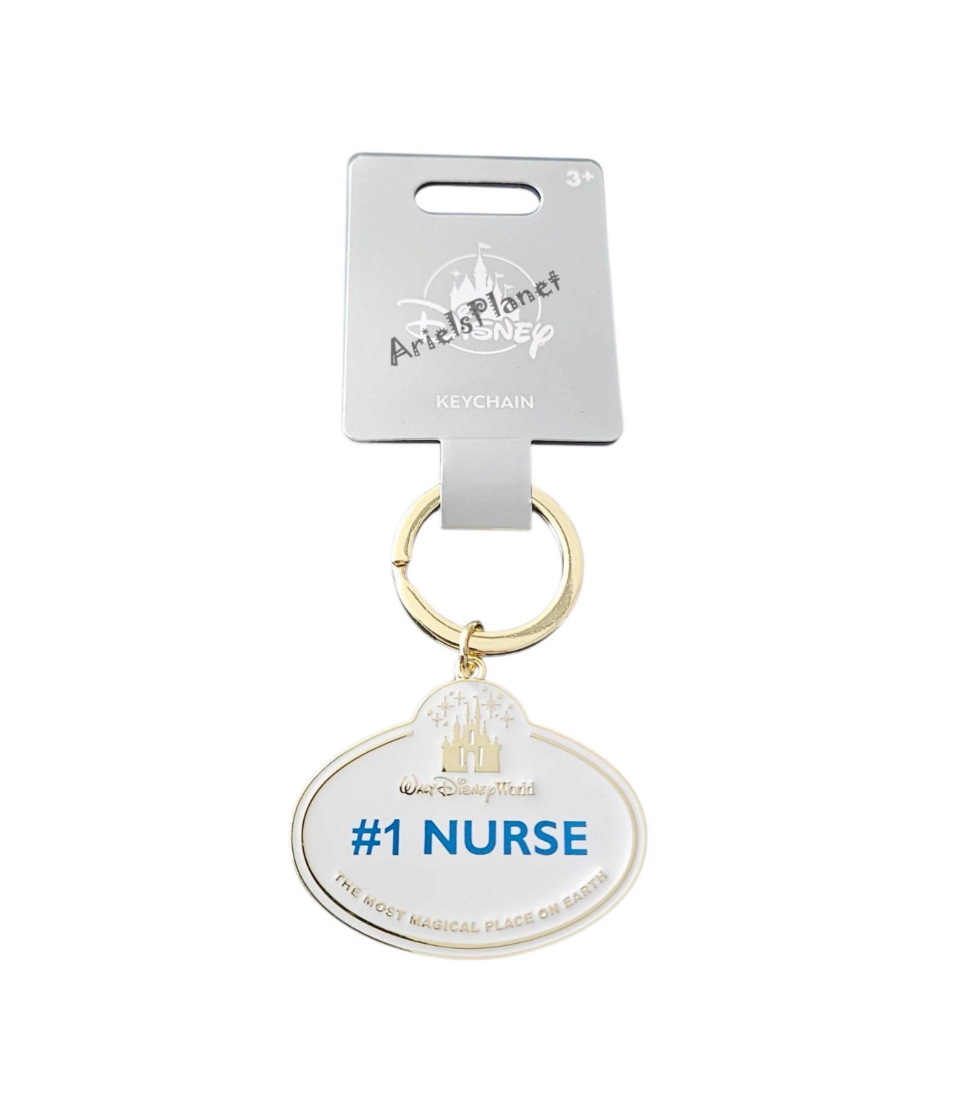 Walt Disney World Parks Cinderella Castle #1 Nurse Metal Keychain