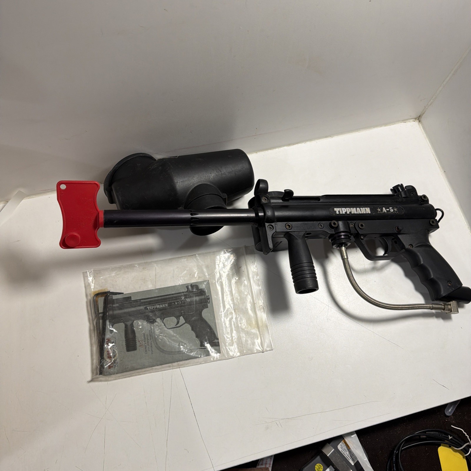 Tippmann A5 Classic Paint Marker, Black Metal, Untested, As is