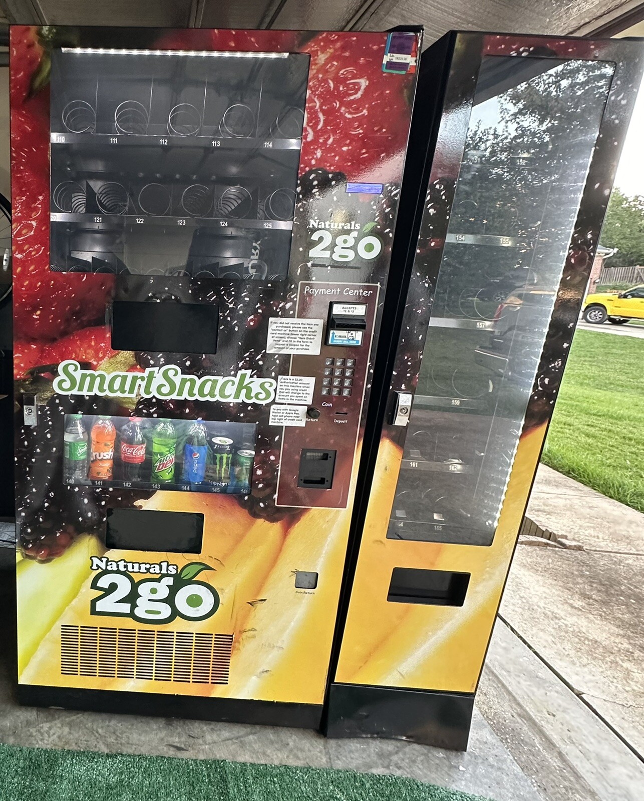 vending machine - used. Model# N2G4000 With Side cart