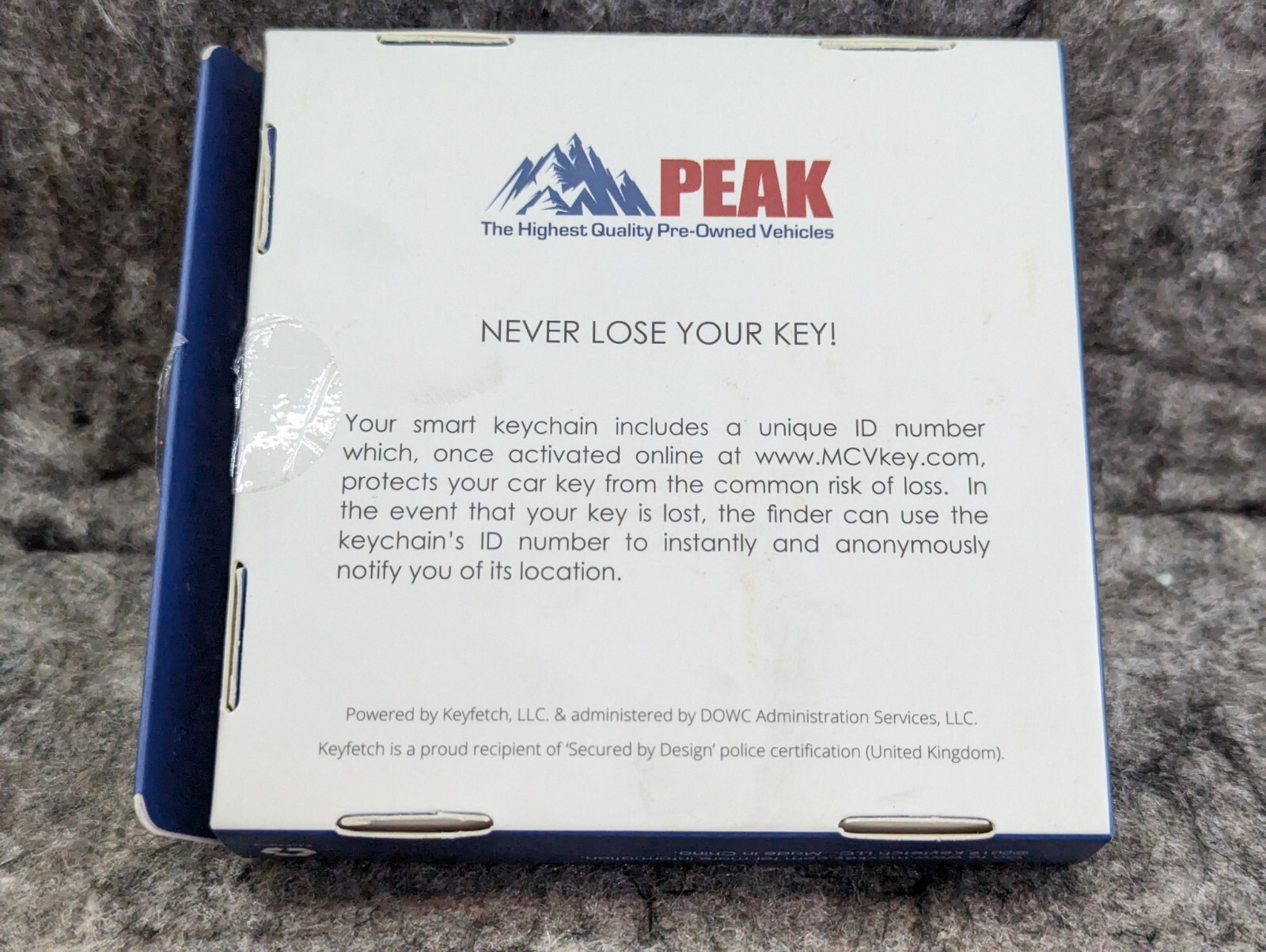 🔥New🔥 PEAK Smart Key Loss Protection (2 Key RIngs) - mcvkey.com