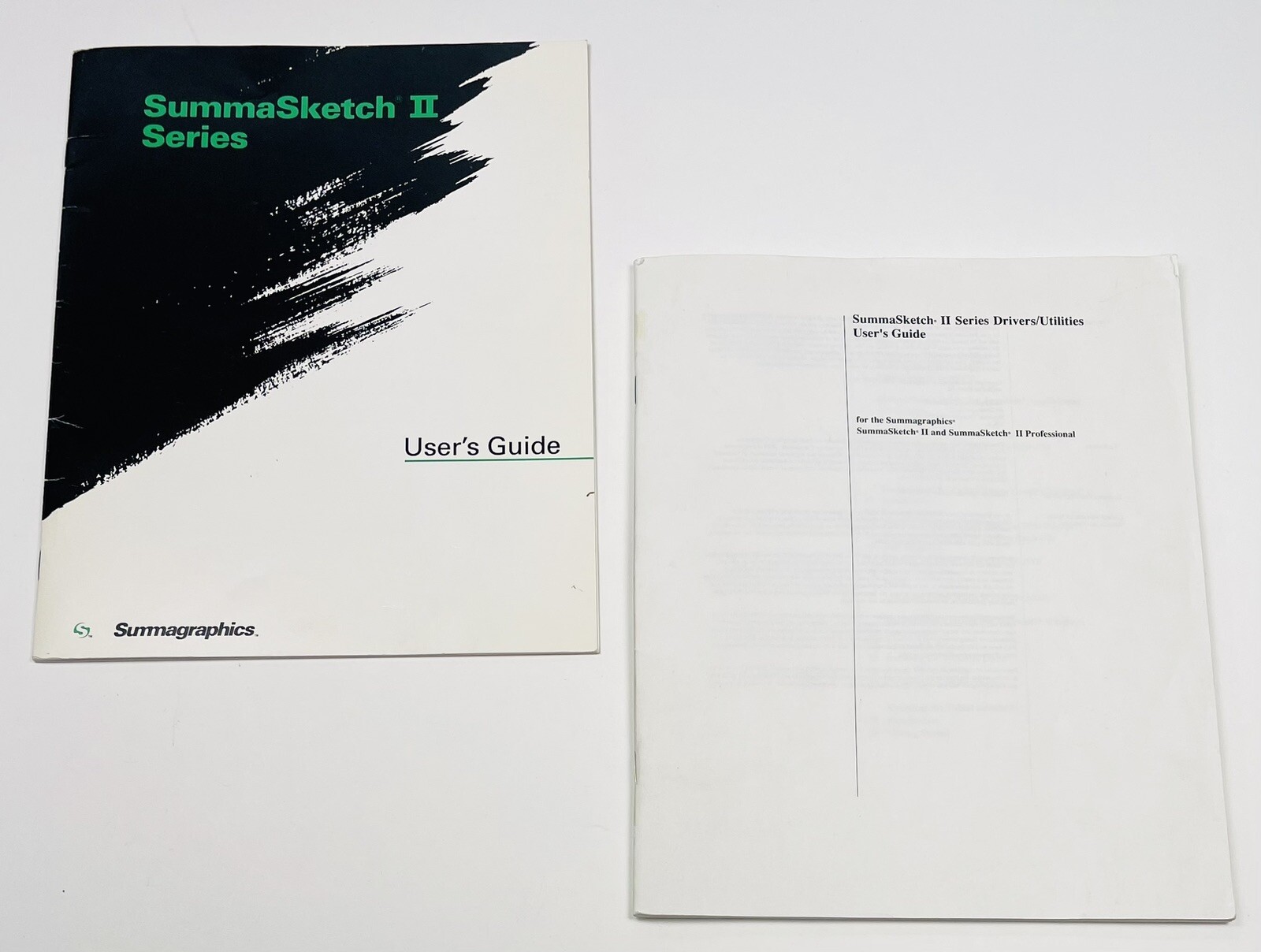 SummaGraphics SummaSketch II 2 Series Drivers/Utilities & USER'S GUIDE Only