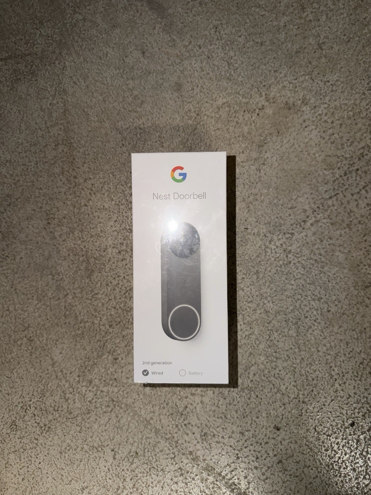 Google Nest Doorbell, Wired - Ash