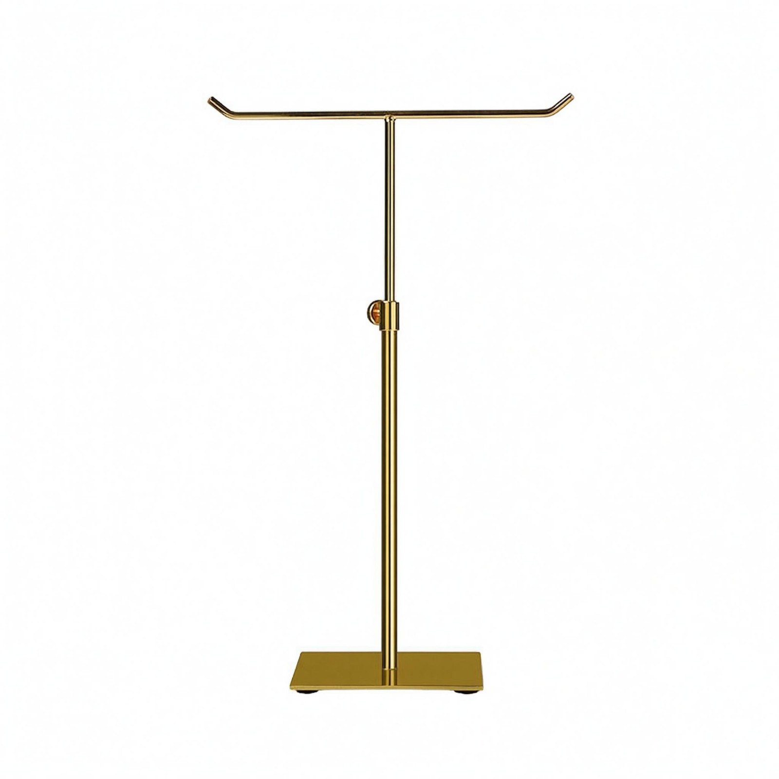 T-Configuration Display Stand Square Base Countertop Handbag Holder Stable