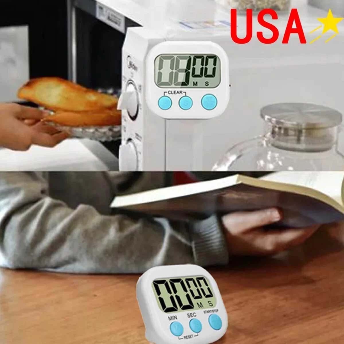 Multifunction LCD Digital Timer – Perfect for Gym, Cooking, Study & Office USA