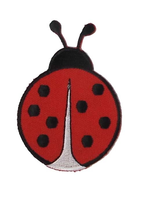 Ladybug Embroidery Iron On Applique Patch
