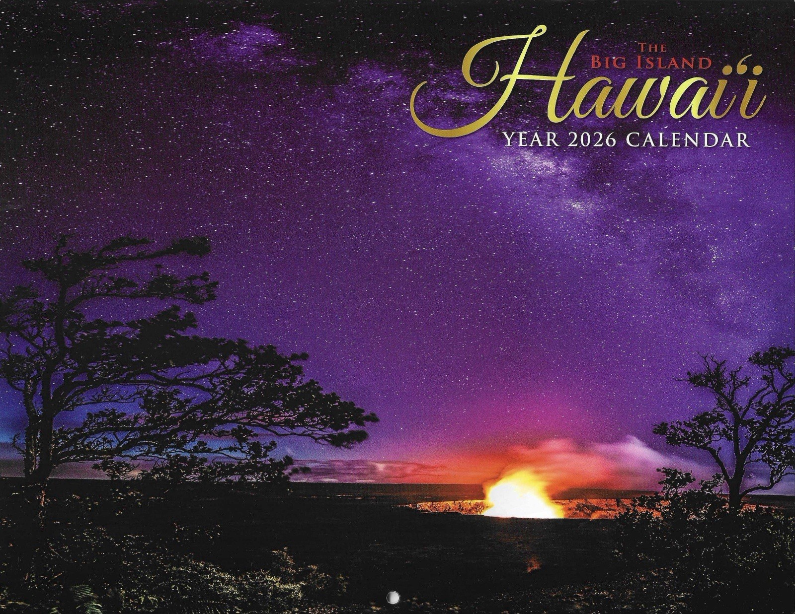 2026 Big Island Hawaii Calendar – Scenic Photos & Hawaiian Holidays w/ Envelope