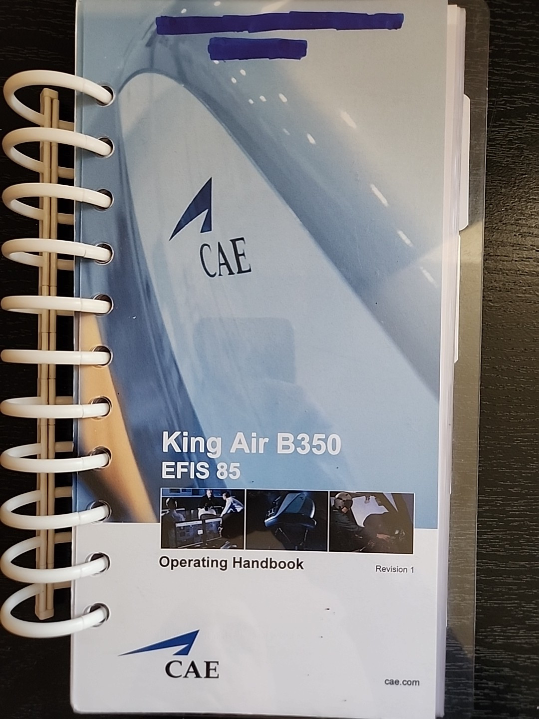 NEW!! CAE King Air B350 EFIS 85 Pilot Operating Handbook Rev 1 2015