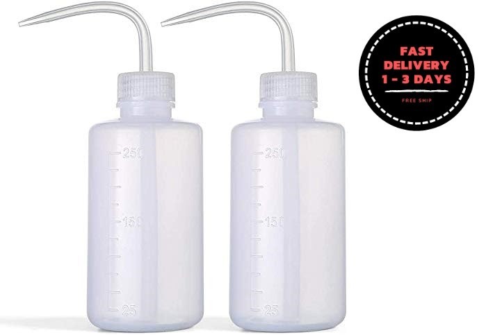 Botella de lavado de seguridad de 250 ml/8 oz, 2 unidades, herramientas de riego